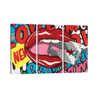 iCanvas "Odaxelagnia" by Rawksy 3-Piece Canvas Wall Art Set