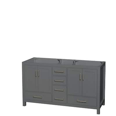Wyndham Collection WCS141460DSXXMXX Sheffield 60" Double Free Standing