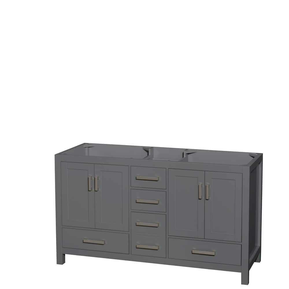 Wyndham Collection WCS141460DSXXMXX Sheffield 60" Double Free Standing