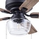 preview thumbnail 29 of 47, 52" MaCenna Indoor Traditional Farmhouse Ceiling Fan with Pull Chains, Dry-Rated