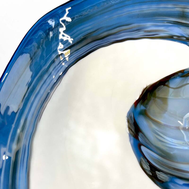 Lido Handmade Murano Glass Bathroom Sink - 14.75x14.75x4
