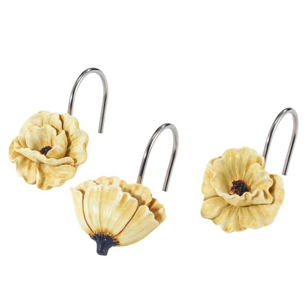 slide 2 of 3, Avanti Linens Marielle Shower Hooks - Yellow