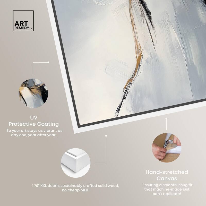 Golden Fissure II Canvas by Art Remedy