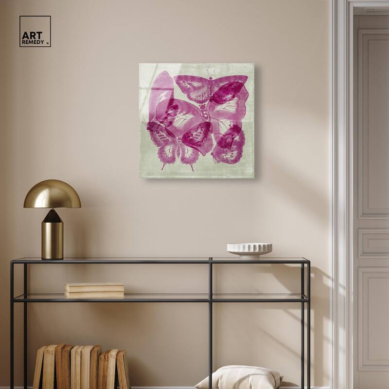 Fluttering Wings Acrylic by Art Remedy, Ready to Hang