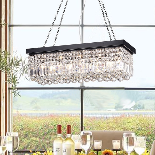 Carina 5 deals light crystal chandelier