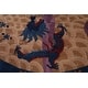 preview thumbnail 7 of 14, Antique Vegetable Dye Art Deco Chinese Oriental Wool Area Rug Handmade - 9'0" x 11'2"