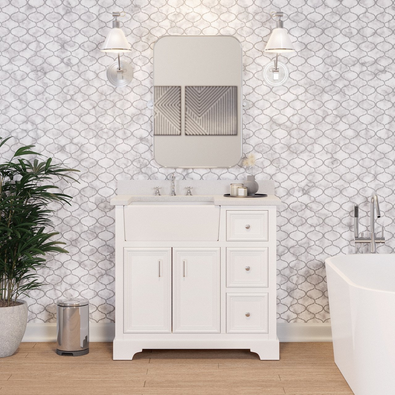 36 store farmhouse vanity
