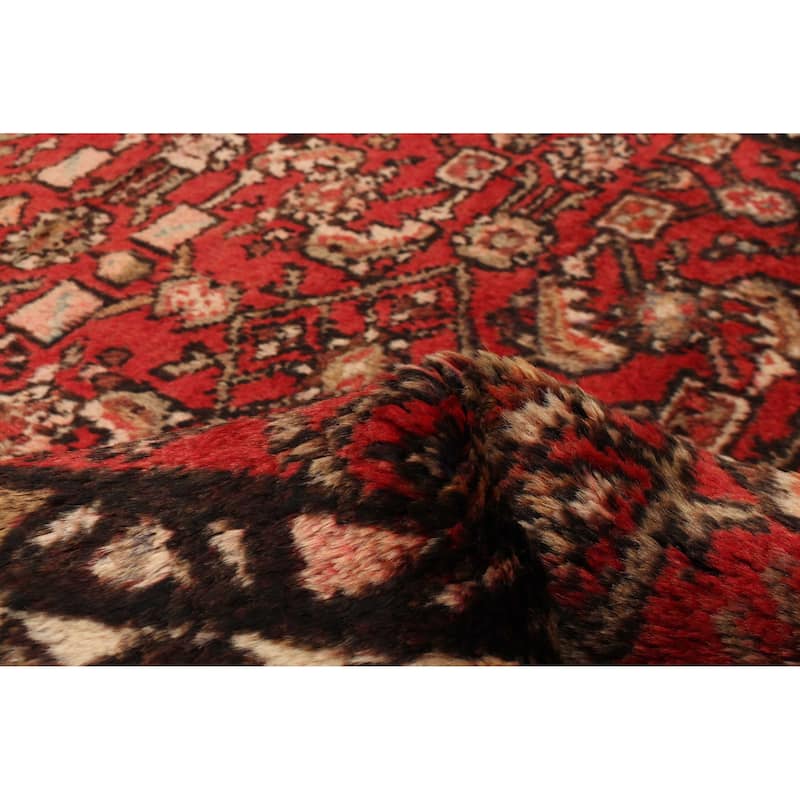 ECARPETGALLERY Hand-knotted Andelz Red Wool Rug - 3'2 x 9'10