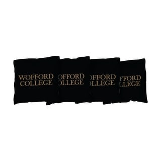 Wofford College Terriers Black Cornhole Bags