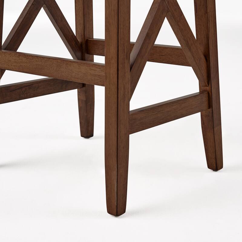 Saddle barstool set of 2