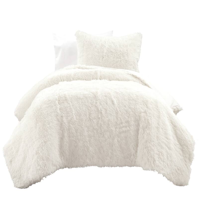 Lush Decor Emma Faux Fur Comforter Set