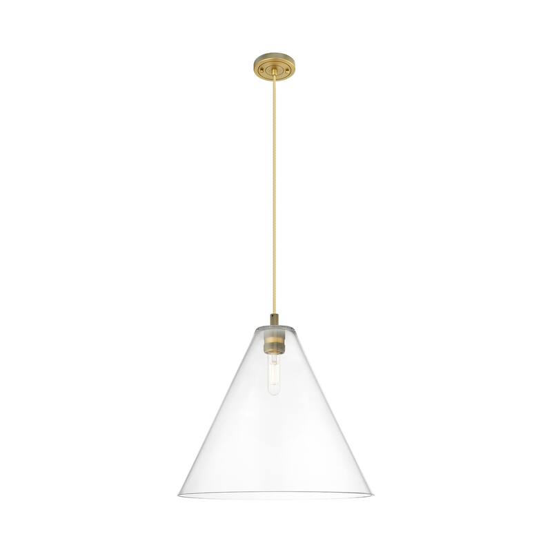Innovations Lighting Downtown Urban - Crown Point - 1 Light 16" Berkshire Cord Hung Pendant