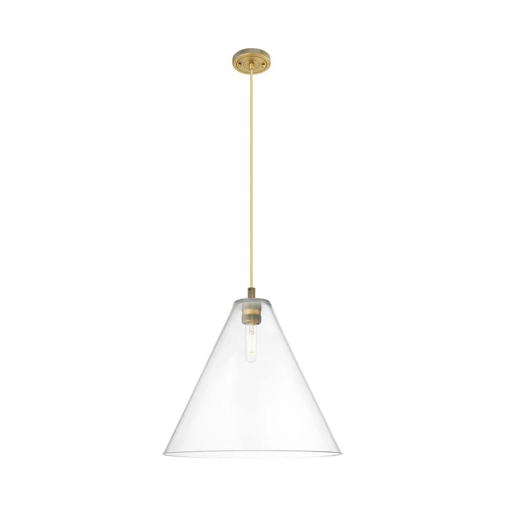Innovations Lighting Downtown Urban - Crown Point - 1 Light 16" Berkshire Cord Hung Pendant