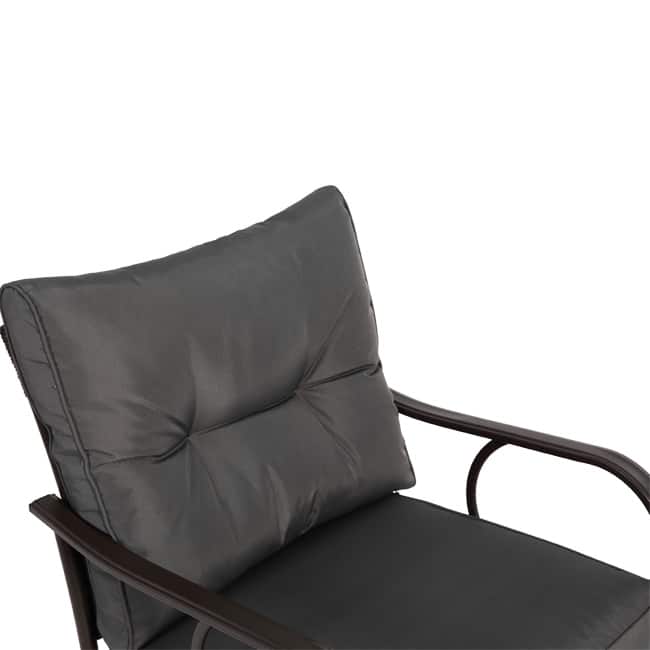 3-Piece Outdoor Patio Set – Modern Wicker Conversation Set with Rattan Chairs & Coffee Table‌