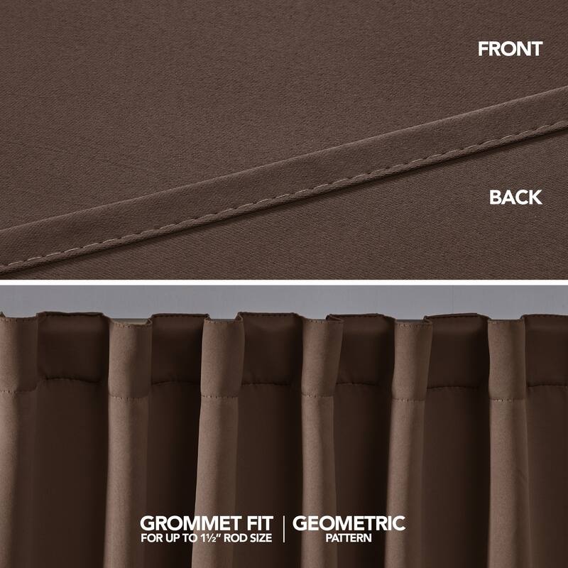 Deconovo Thermal Insulated Blackout 84-inch Curtain (2 Panel) - 52 x 84