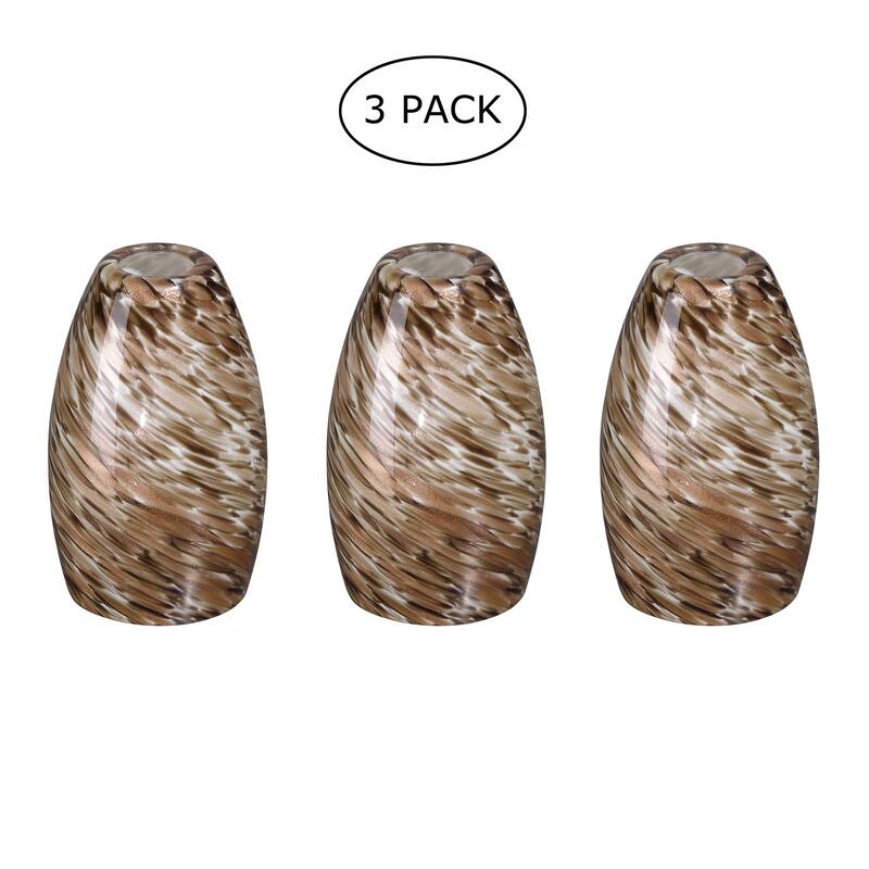 Pendant Shade for Mini Pendant Light Chandelier Ceiling Light Fixture - 3 Pack - Golden Dot