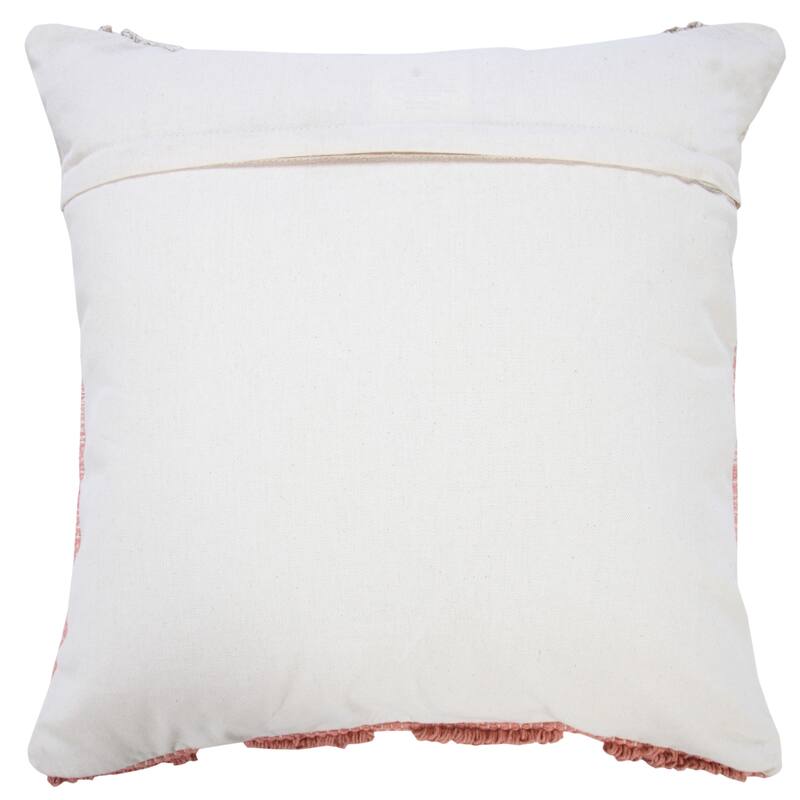 Sevita Contemporary Textured Diamond Cotton Throw Pillow