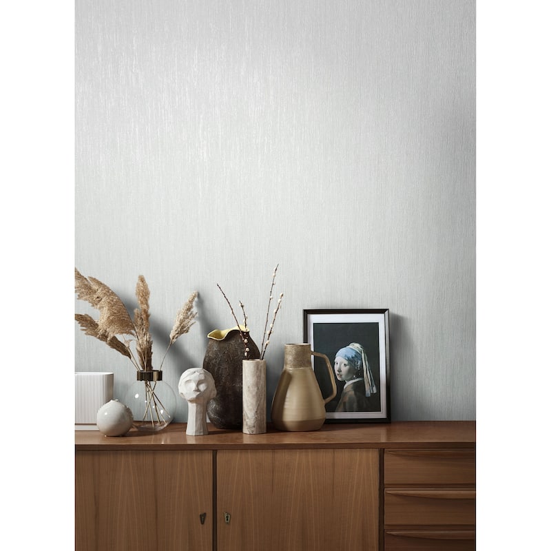 Galerie Wallcoverings Air Collection Slub Effect Textured Matte Wallpaper Roll