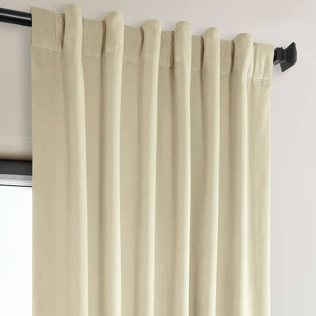 Exclusive Fabrics Heritage Plush Velvet Curtain (1 Panel)