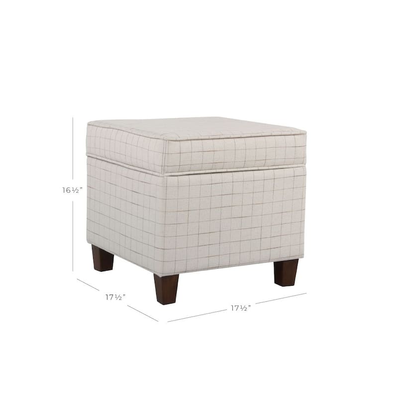 Carson Carrington Birkerod Square Lift-off Storage Ottoman