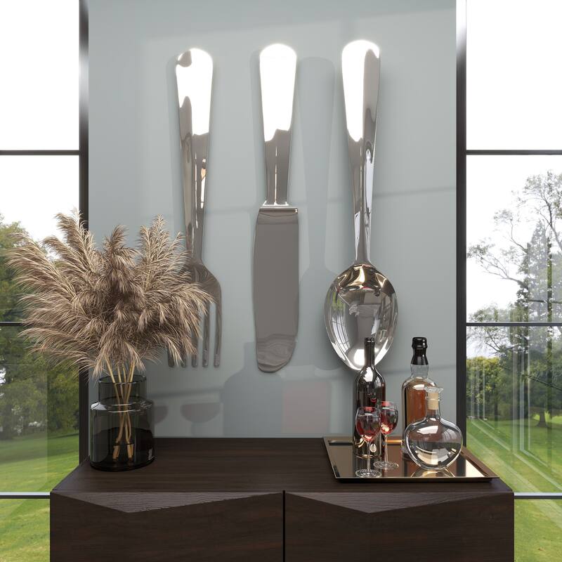 Metal Contemporary Bar Cart with Wheels