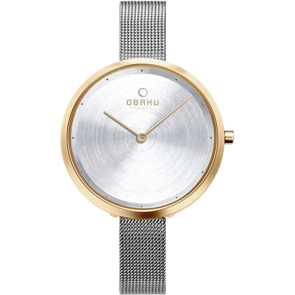 Obaku Women's Classic Silver Dial Watch - V227LXGIMC - 6 (36)
