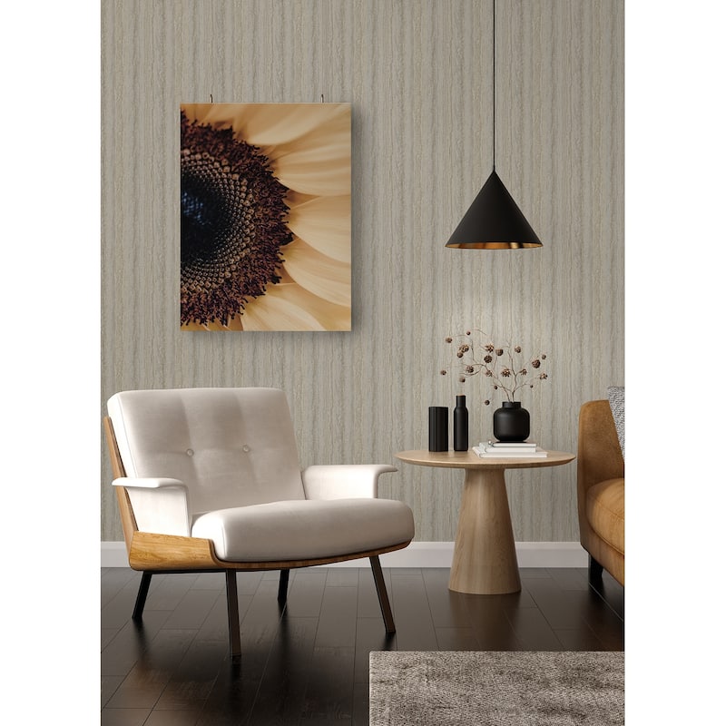 A-Street Prints Hilton Taupe Marbled Paper Wallpaper