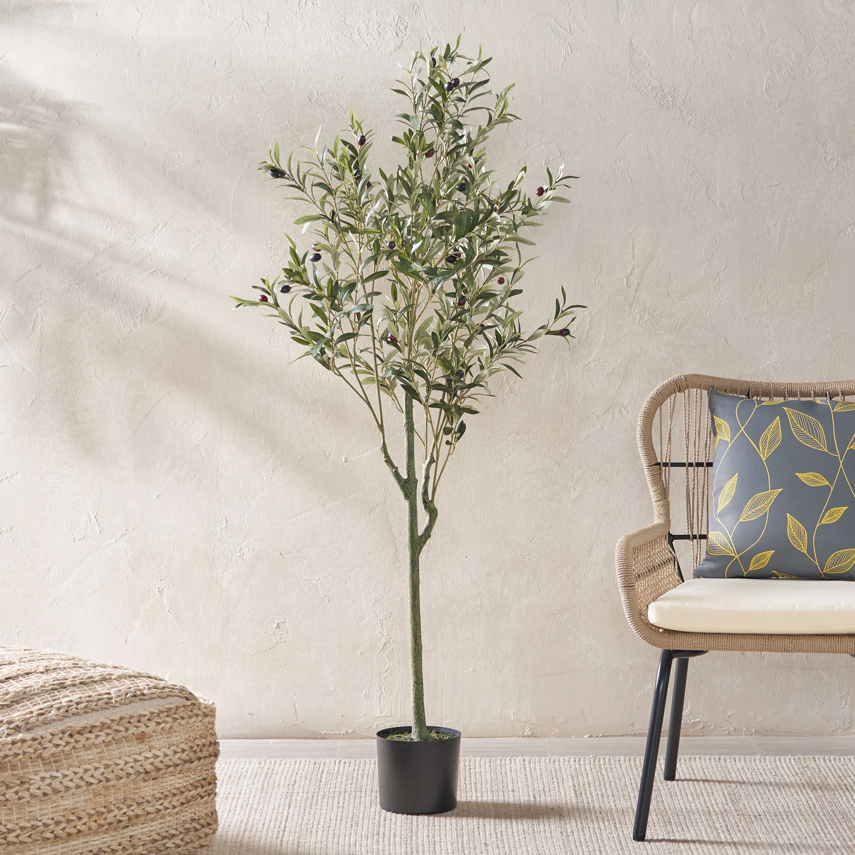 Christopher Knight Home Taos 4' x 1.5' Artificial Olive Tree