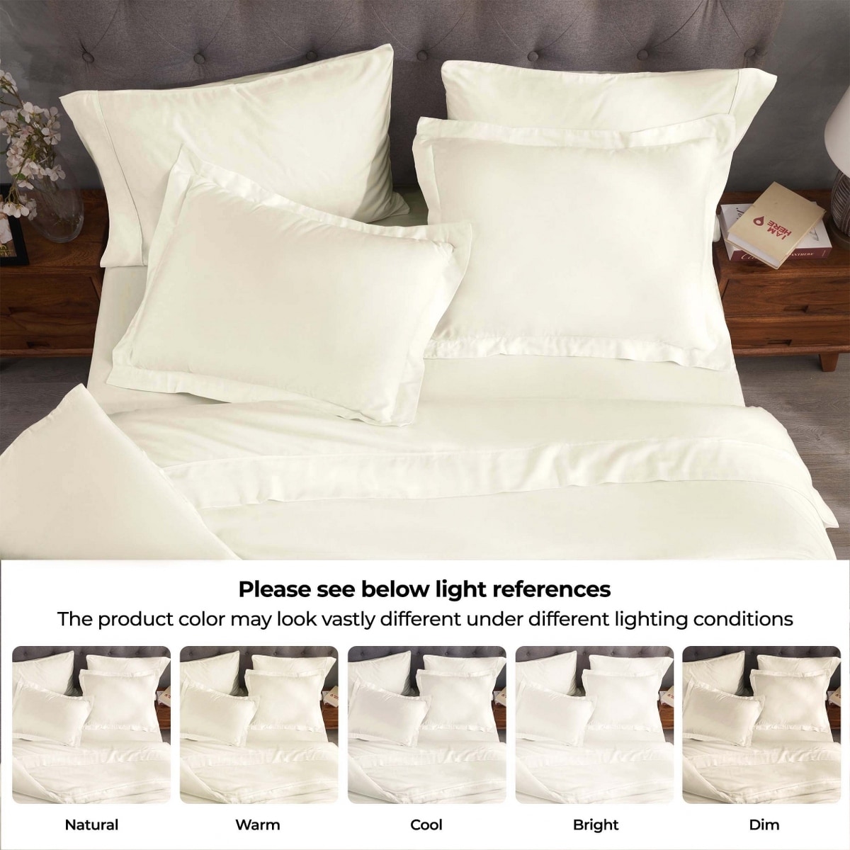 как выглядит Superior Modal 300-Thread Count Solid Duvet Cover Set фото