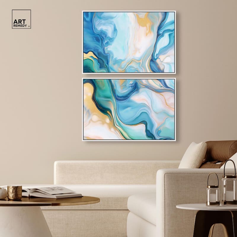 Visions Pastel II Canvas Set of 2 by Art Remedy