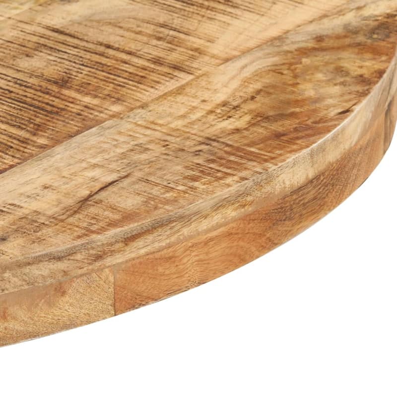 vidaXL Bistro Table Round Ø27.6"x29.5" Rough Mango Wood