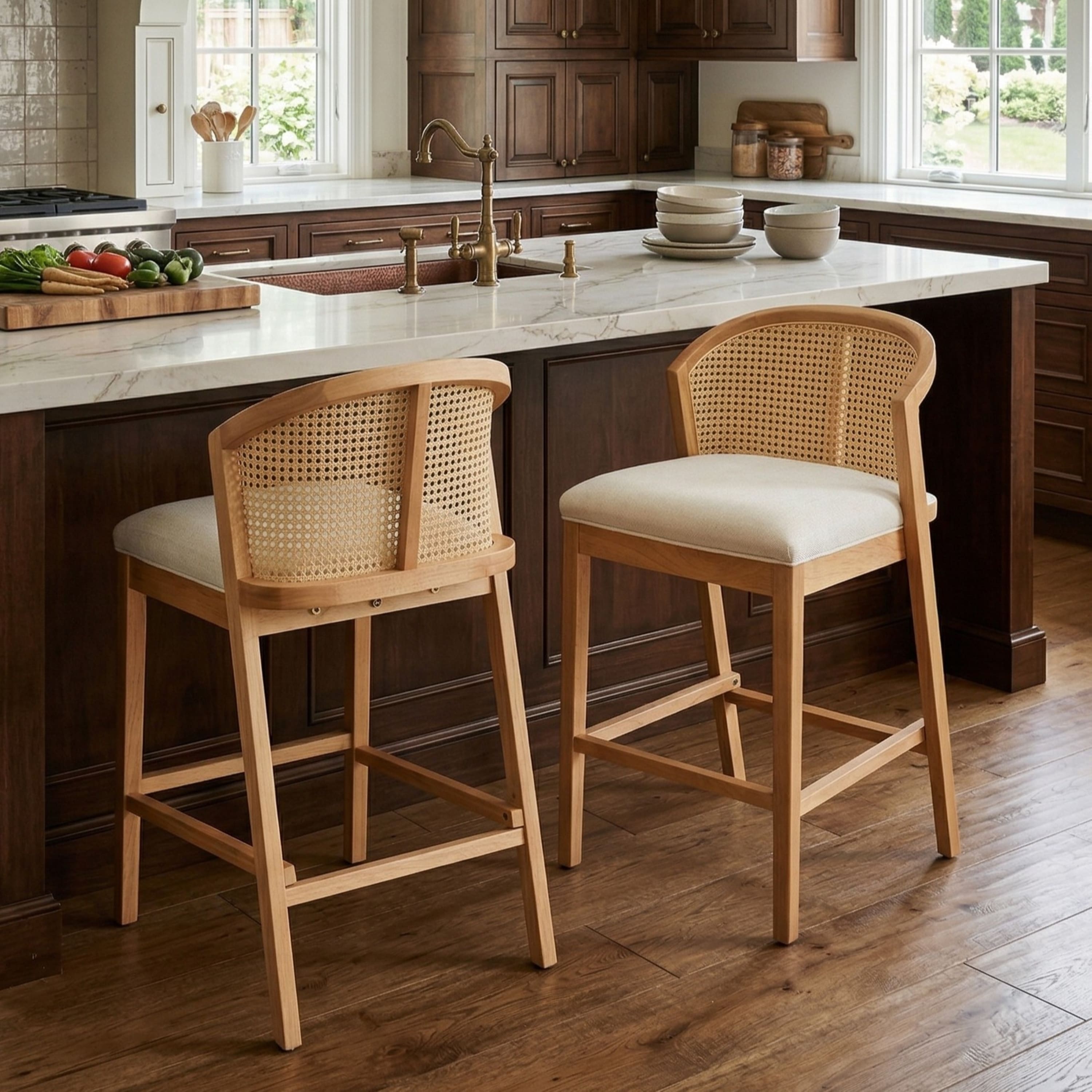 Option Natrural Finish+Beige Cushion