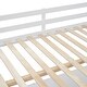 preview thumbnail 16 of 52, Solid Wood Loft Bed with Bulit-in U-shaped Desk and 2 Drawers, Full Size Loft Bedframe with Storage Shelves and Tri-fold Mirror