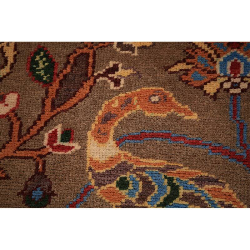 Animals Design Kazak Foyer Rug Handmade Wool Carpet - 2'0" x 3'0"