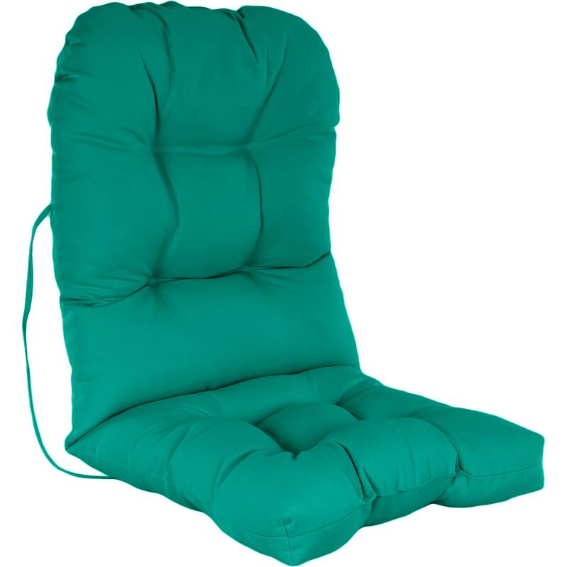 Outdoor Adirondack-style Patio Chair Cushion - Teal