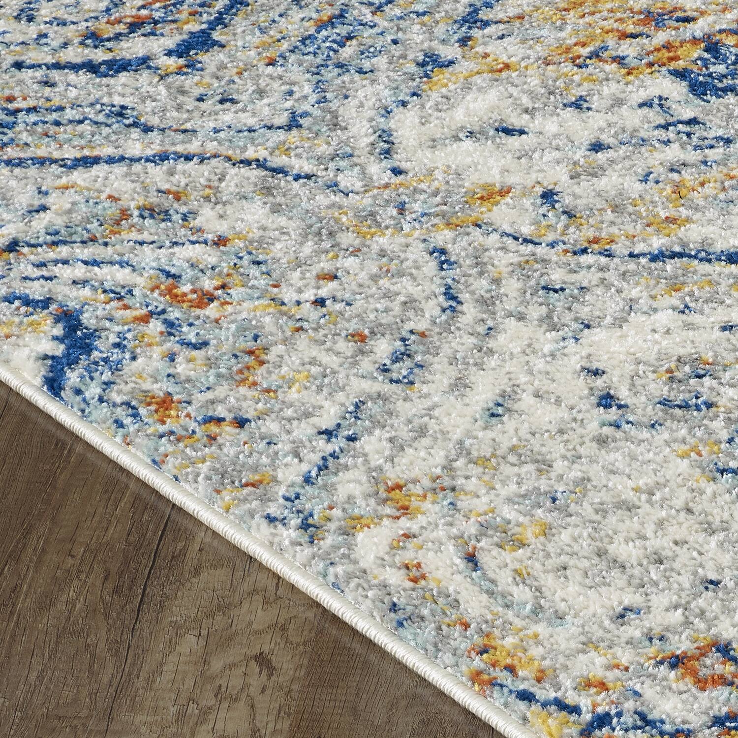 Totti Loops Cream/Multicolor 6x9 Oriental Rug 6'X9' Rectangle 6'X9