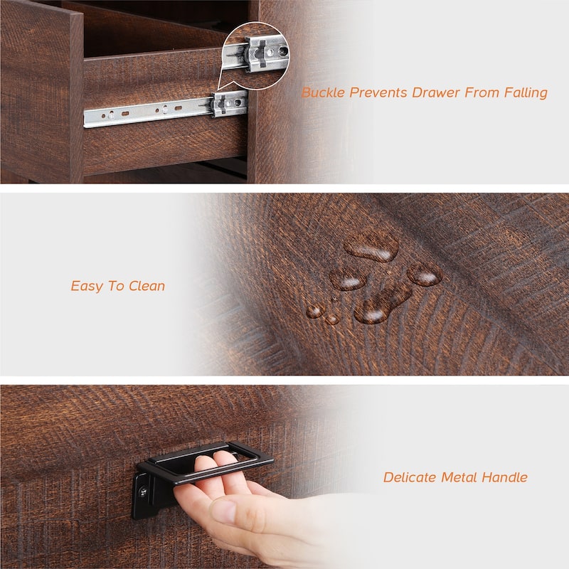 Large TV Stand,3/4-in-1 Farmhouse TV Console Table with Storage Barn Door Cabinet