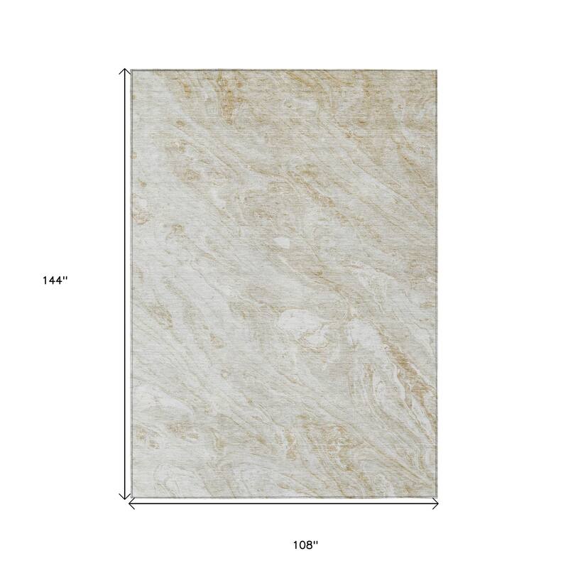 HomeRoots Abstract Transitional Rectangle Outdoor Rug