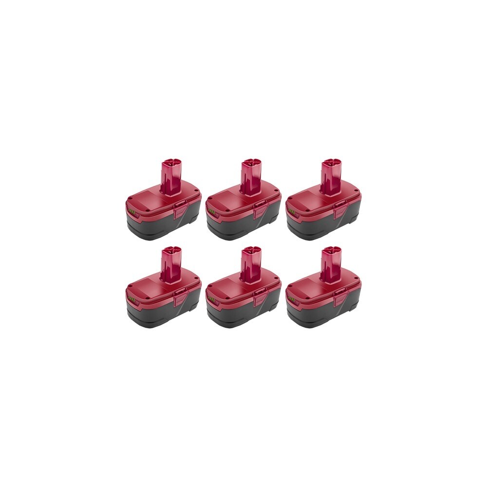 Shop 6x Replacement For Craftsman 19 2 Volt Lithium Battery Diehard C3 5166 Pp2011 11375 Black Overstock 32003012