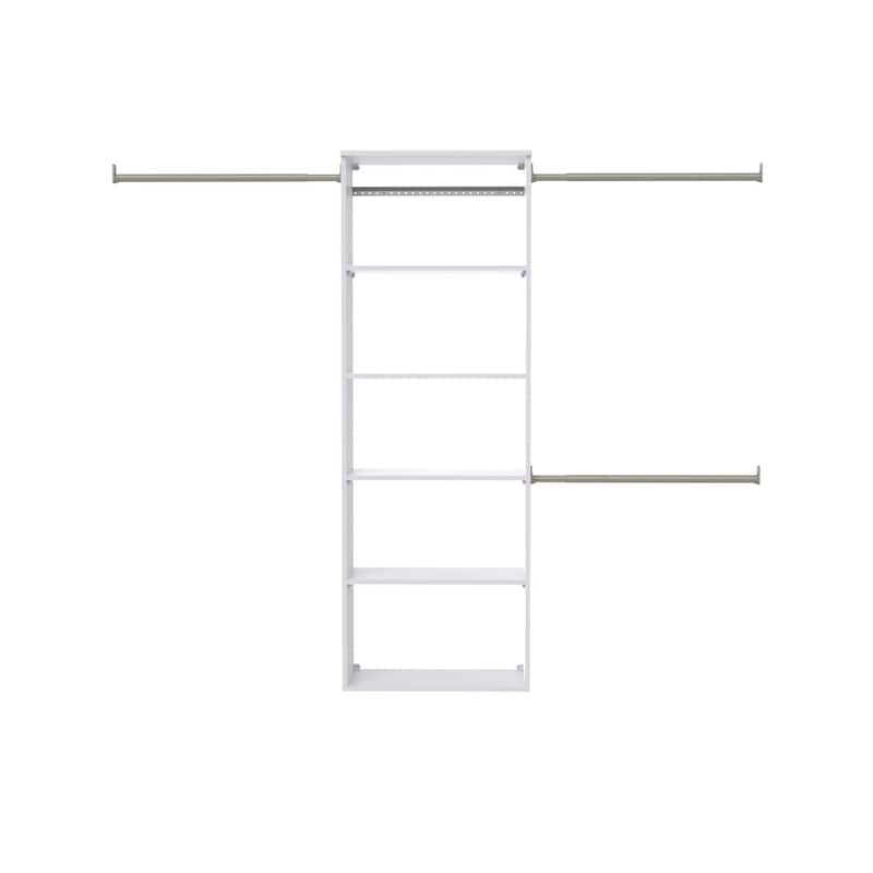 ClosetMaid SuiteSymphony 81 to 121-inch W Hanging Tower Closet Organizer