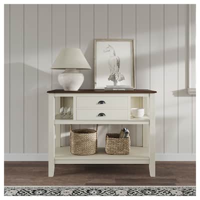 Whitesburg Two-tone Server - 48" W x 20" D x 35.63" H