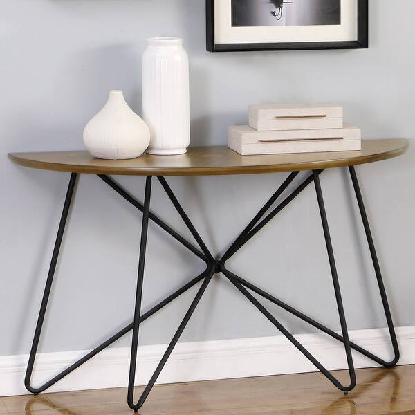 MidCentury Modern Hairpin Design Accent Sofa Table Bed Bath & Beyond