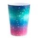 preview thumbnail 1 of 1, Tie Dye Sky Wastebasket - multi tie dye