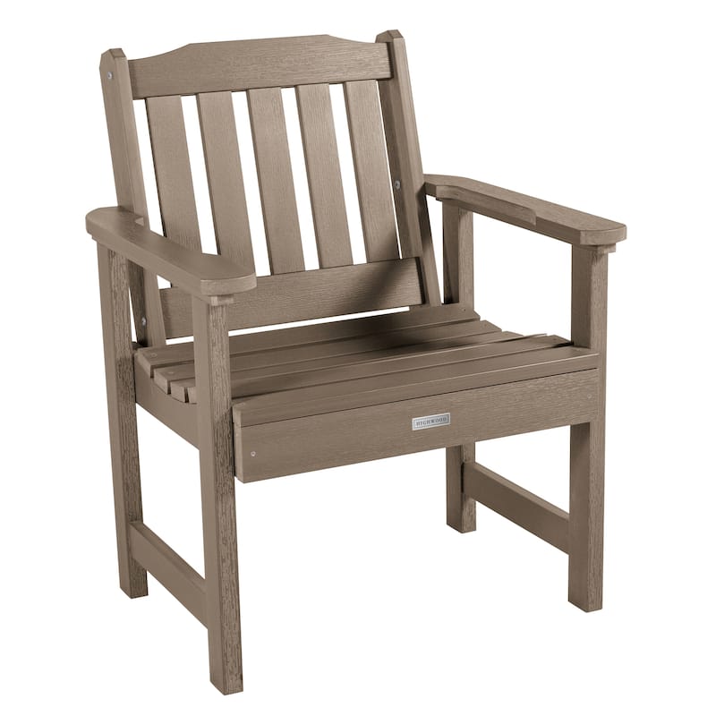 HIGHWOOD Lehigh Synthetic Wood Garden Chair - Woodland Brown