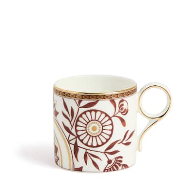 Wedgwood Red Splendour Mug 9.1floz White & Red