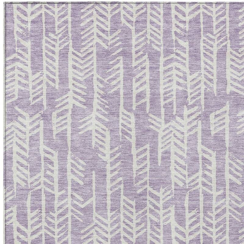HomeRoots Tribal Transitional Rectangle Outdoor Rug