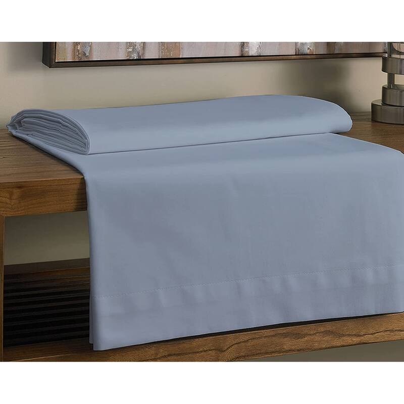 GOTS Certified 300TC Organic Cotton Sateen Wrinkle Resistant Flat Sheets
