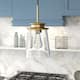 Option Brass and Clear Glass