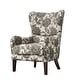 preview thumbnail 2 of 12, Madison Park Leda Swoop Wing Chair
