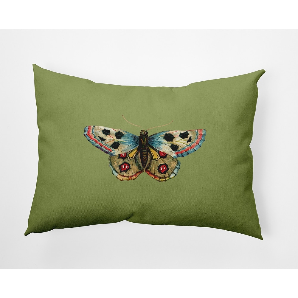 Brushfoot Butterfly Polyester Indoor/Outdoor Pillow